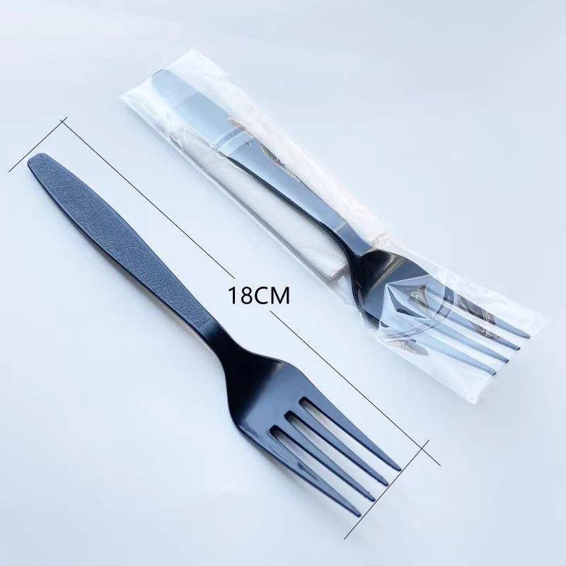 plastic fork wrapped(001)